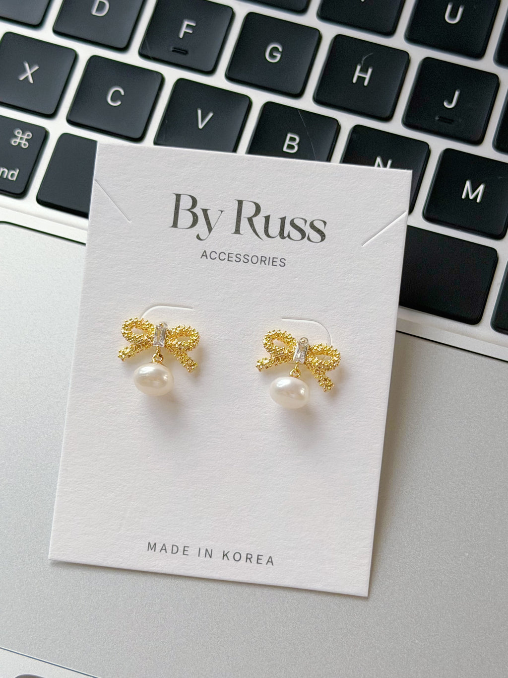 Gilded Ribbon Earrings