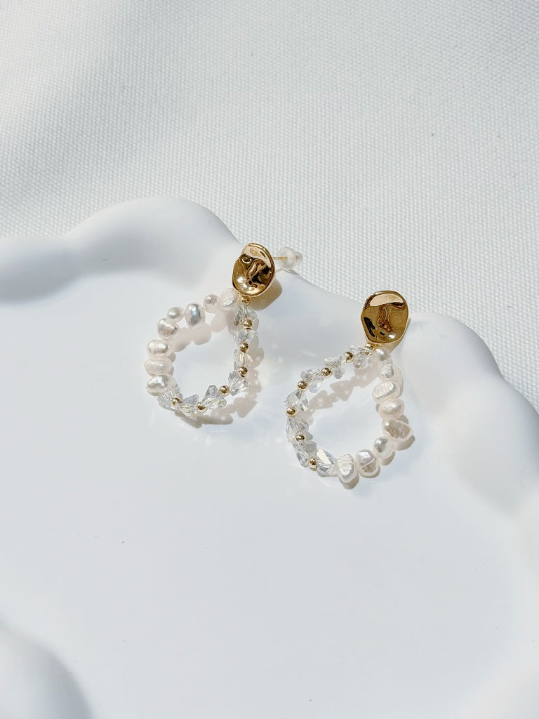 Crystal Hoop Earrings
