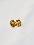 Golden Fan Earrings